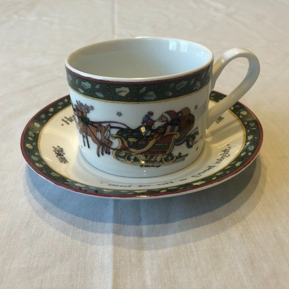A Christmas Story Tea / Coffee Cup and Saucer International China Company - Picture 1 of 6